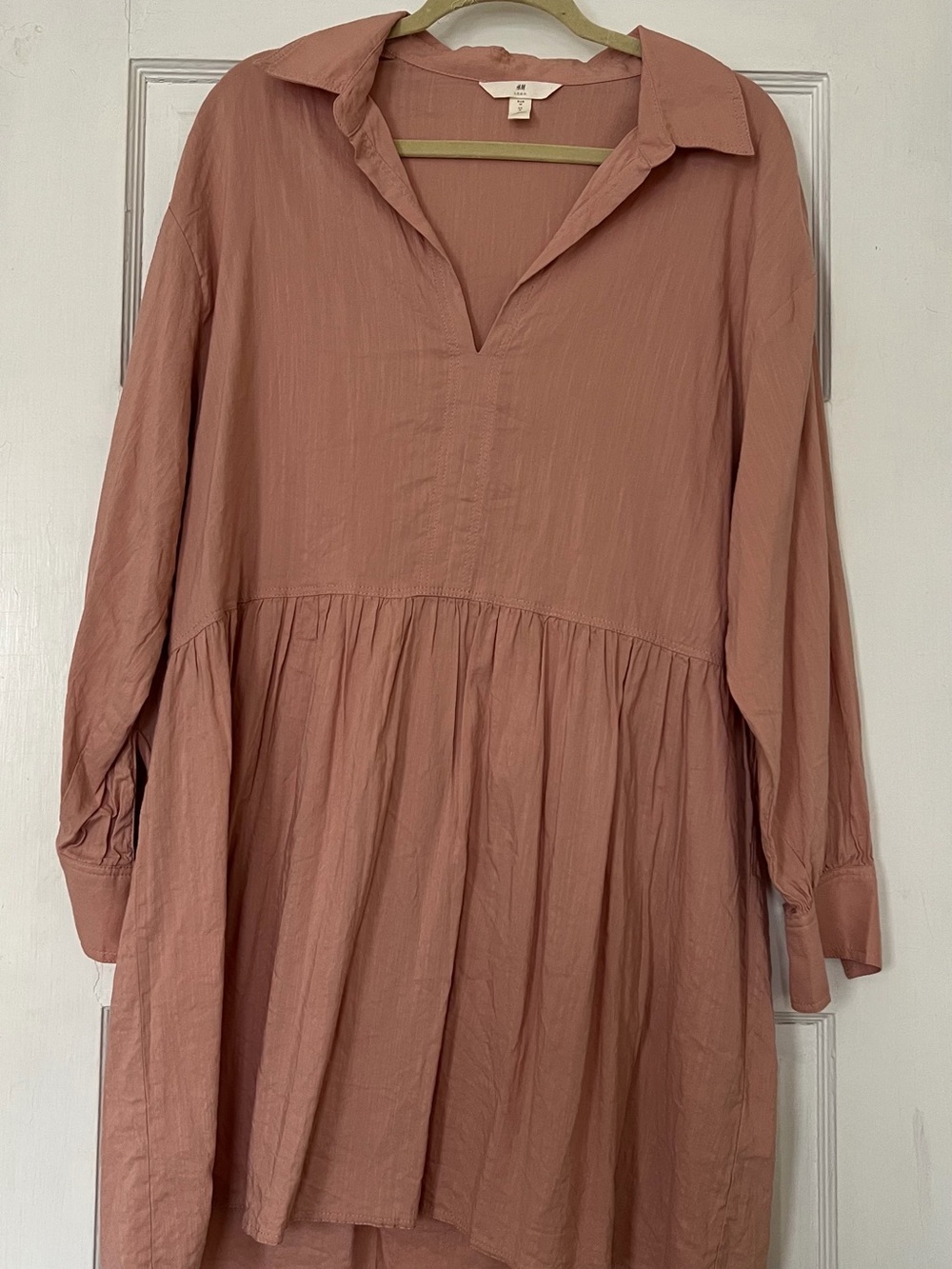 Dusty Rose Mini Swing Dress